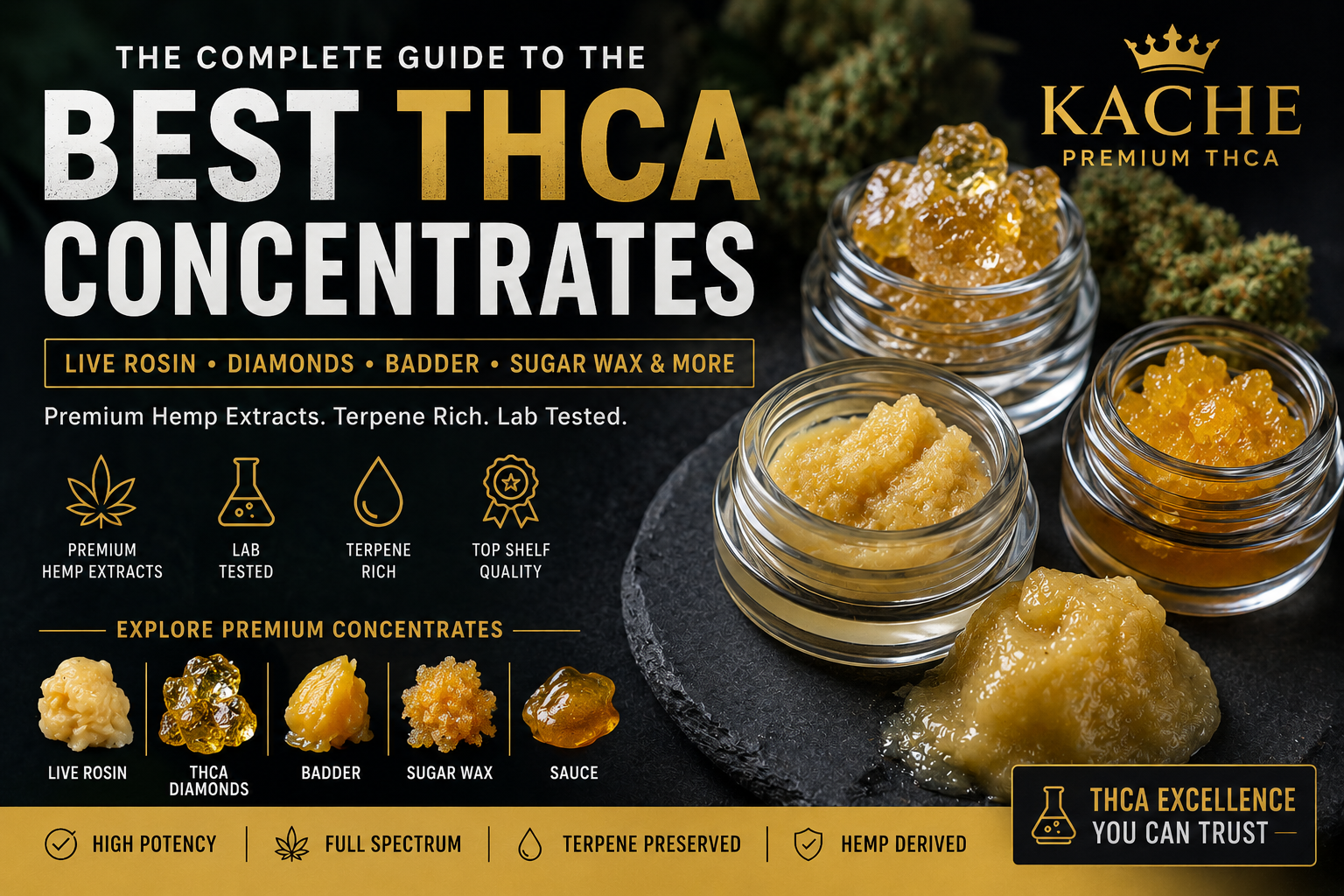 Best THCA Concentrates in 2026: The Complete Guide to Premium Hemp Extracts