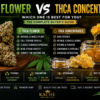 THCA Flower vs THCA Concentrates: Complete Buyer’s Guide