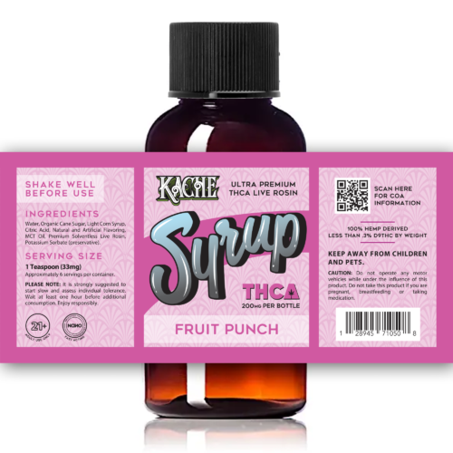 Live Rosin Syrup 200mg | Premium THCA Infused Syrup