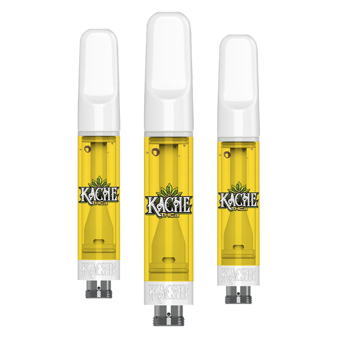 Live Resin Cartridge 1g premium THCA vape cartridge by Kache Premium THCA