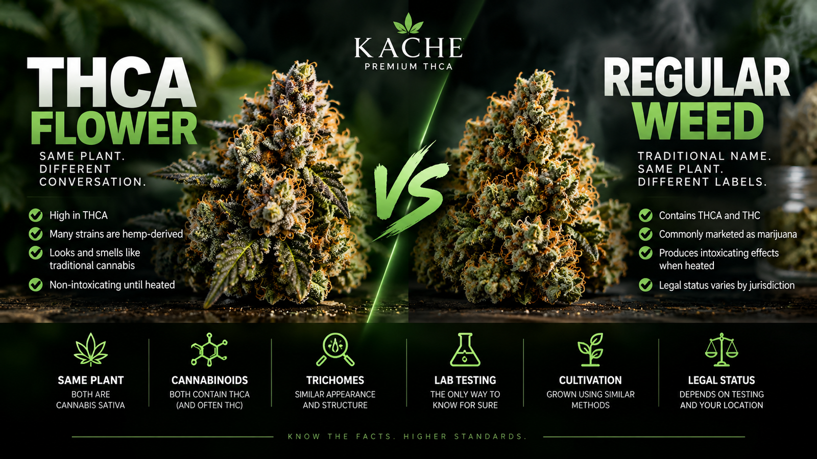 THCA Flower vs Regular Weed: What’s the Difference?