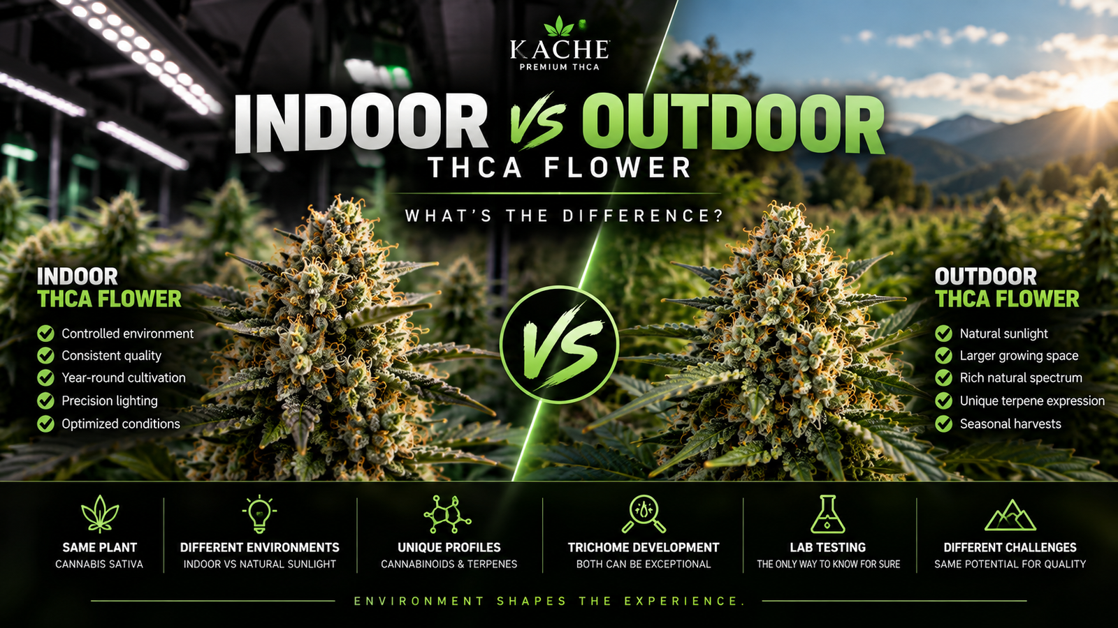 Indoor vs Outdoor THCA Flower: What’s the Difference?